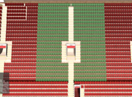 N3404 section at Old Trafford stadium: detailed map and view from my seat