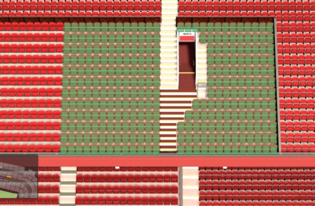 N3413 section at Old Trafford stadium: detailed map and view from my seat