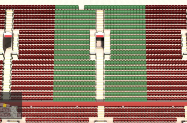 N4402 section at Old Trafford stadium: detailed map and view from my seat