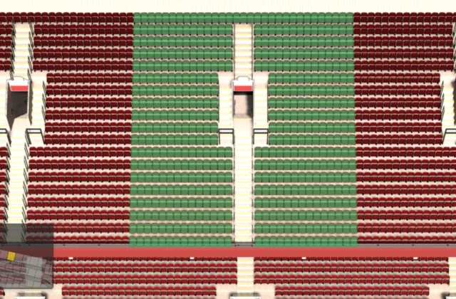 N4405 section at Old Trafford stadium: detailed map and view from my seat