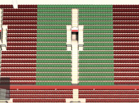 N4406 section at Old Trafford stadium: detailed map and view from my seat