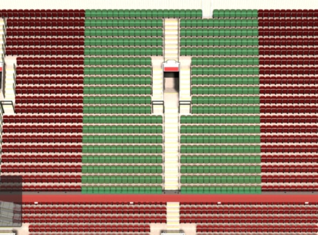 N4407 section at Old Trafford stadium: detailed map and view from my seat