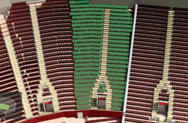 NE3417 section at Old Trafford stadium: detailed map and view from my seat