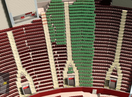 NE3419 section at Old Trafford stadium: detailed map and view from my seat