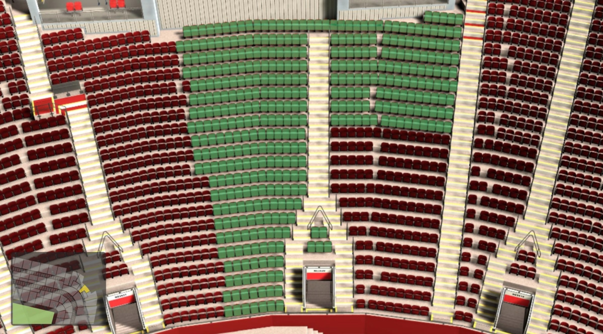 Old Trafford section NE3420 seating plan