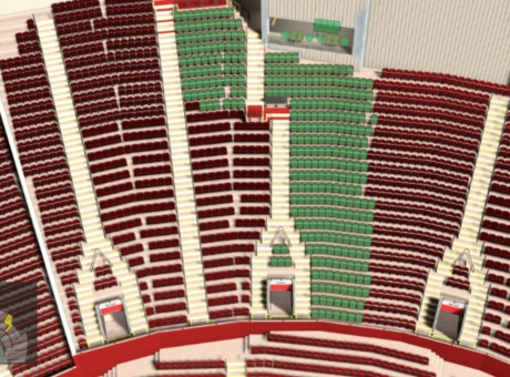 NE3421 section at Old Trafford stadium: detailed map and view from my seat