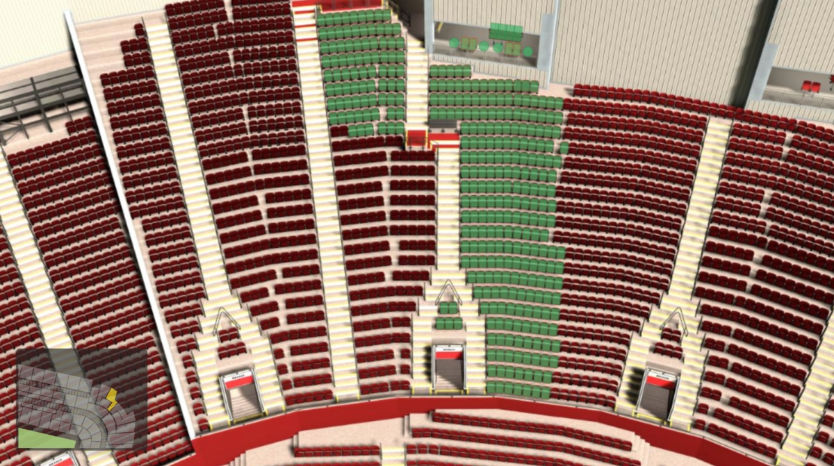 Old Trafford section NE3421 seating plan