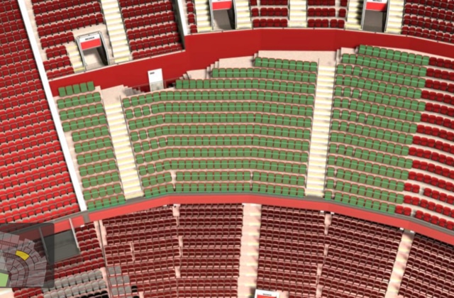 NE3423 section at Old Trafford stadium: detailed map and view from my seat