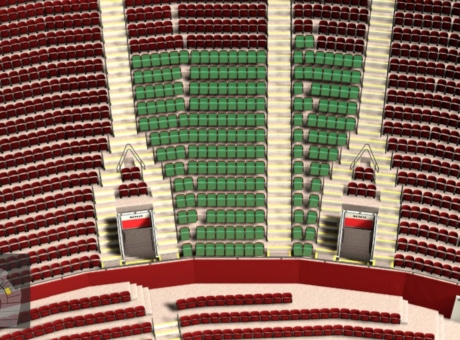 NE3425 section at Old Trafford stadium: detailed map and view from my seat