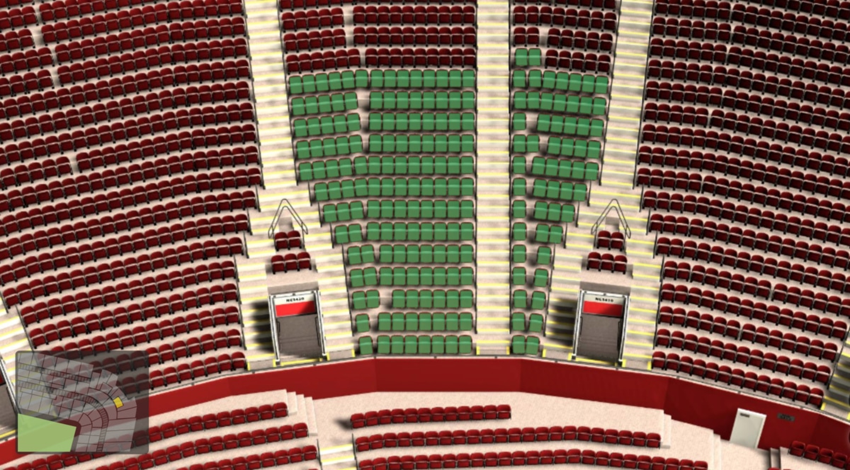 Old Trafford section NE3425 seating plan