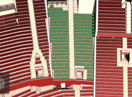 NW3427 section at Old Trafford stadium: detailed map and view from my seat