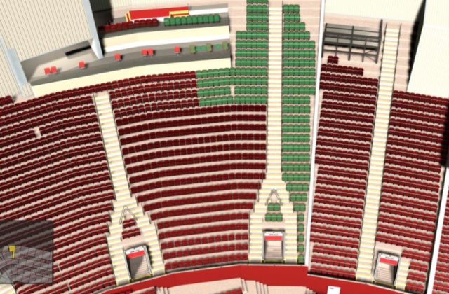 NW3429 section at Old Trafford stadium: detailed map and view from my seat