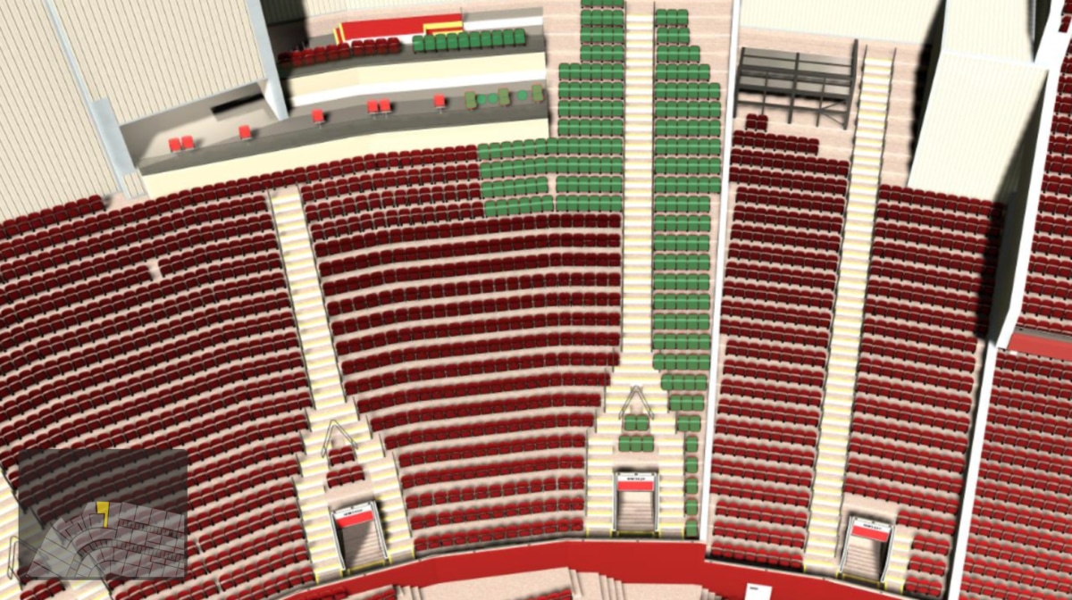 Old Trafford section NW3429 seating plan