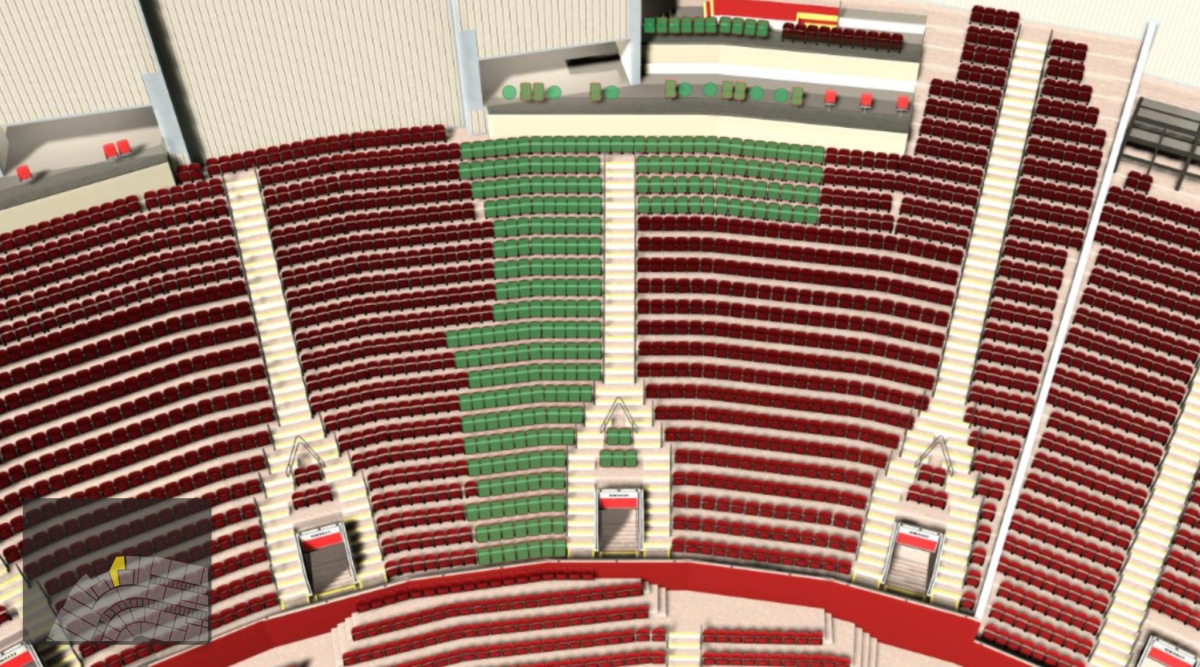 Old Trafford section NW3430 seating plan