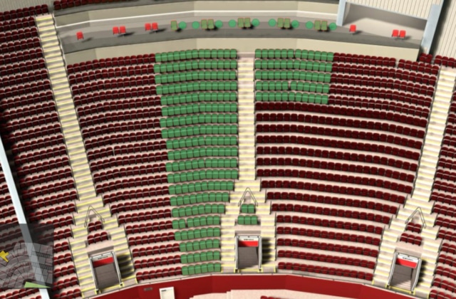 NW3432 section at Old Trafford stadium: detailed map and view from my seat