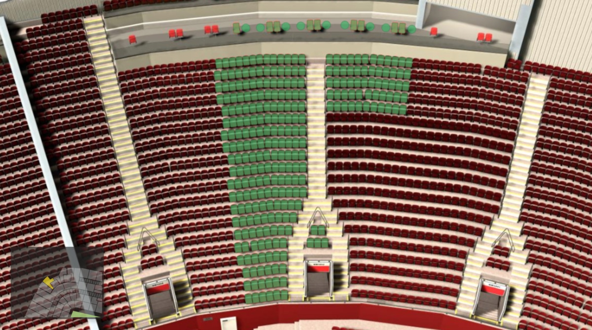 Old Trafford section NW3432 seating plan