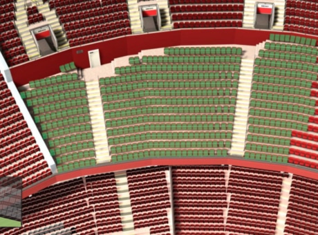 NW3433 section at Old Trafford stadium: detailed map and view from my seat