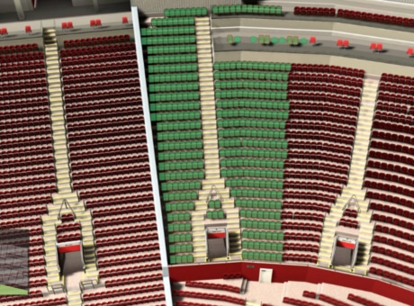 NW3434 section at Old Trafford stadium: detailed map and view from my seat