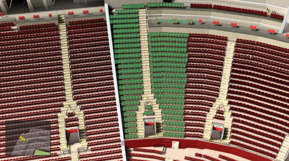 Old Trafford section NW3434 seating plan