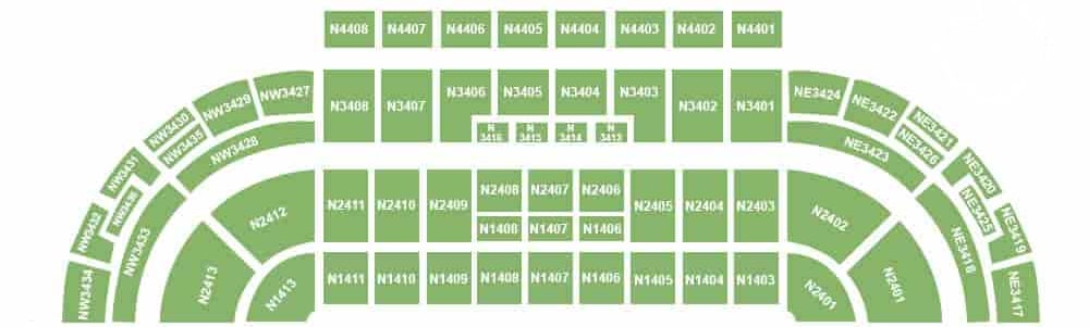 Old Trafford Sir Alex Ferguson Stand seating plan