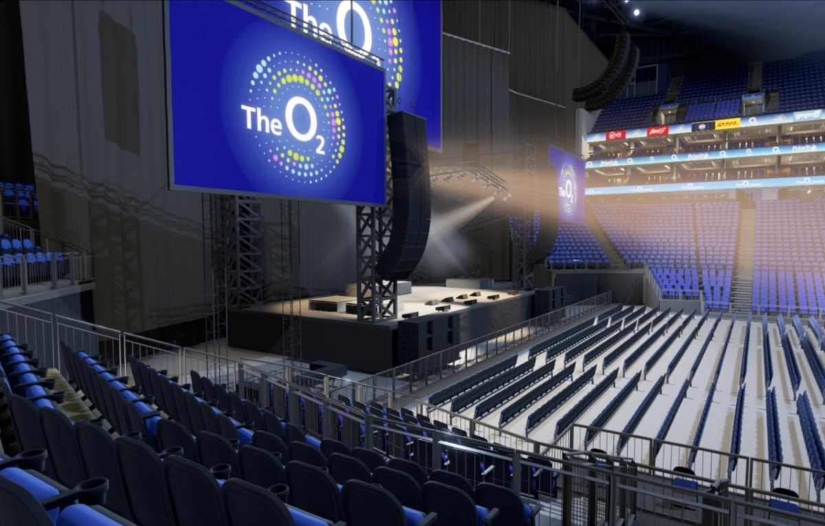 O2 arena block 101 row N seat 30 view