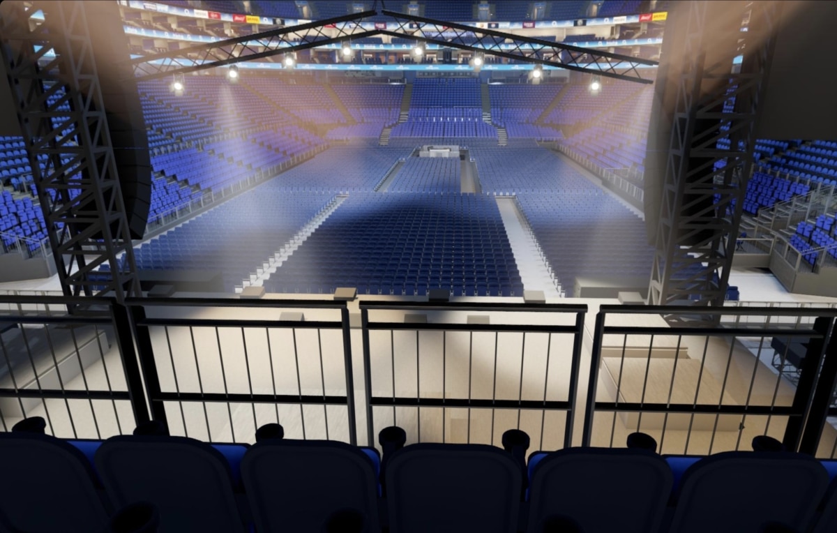 O2 arena block 116 row V seat 481 view