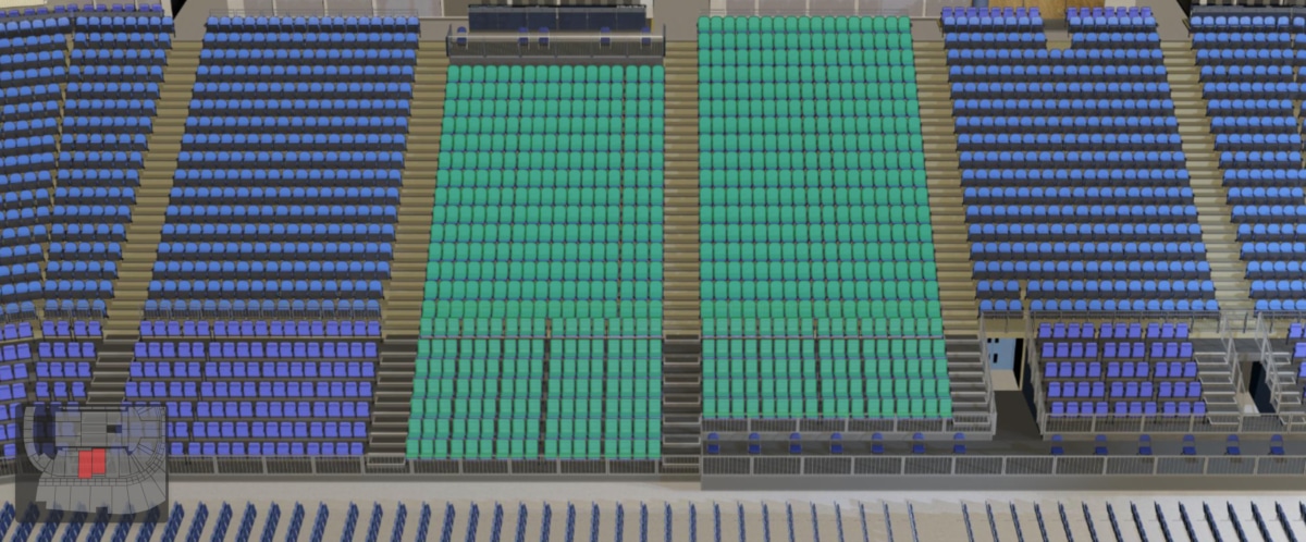 O2 arena section 102 seating plan