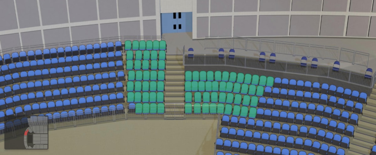 O2 arena section 114 seating plan