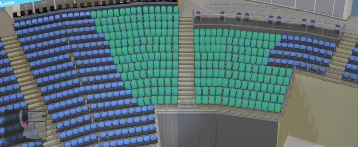 O2 arena section 118 seating plan