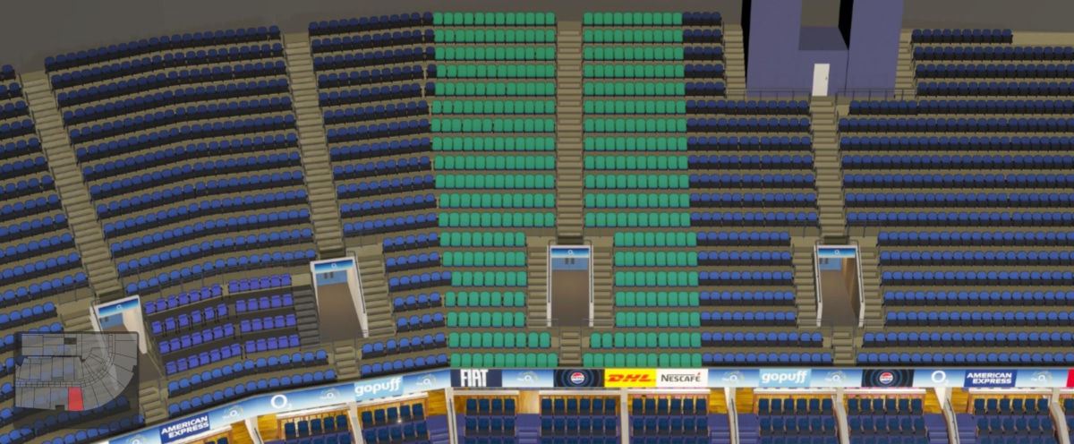 O2 arena section 405 seating plan