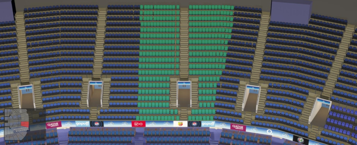 O2 arena section 411 seating plan