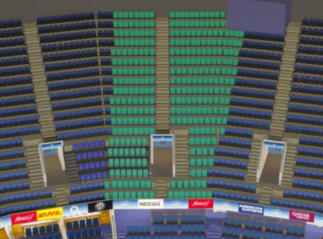 414 section at O2 Arena: detailed map and view from my seat