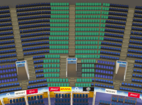 415 section at O2 Arena: detailed map and view from my seat