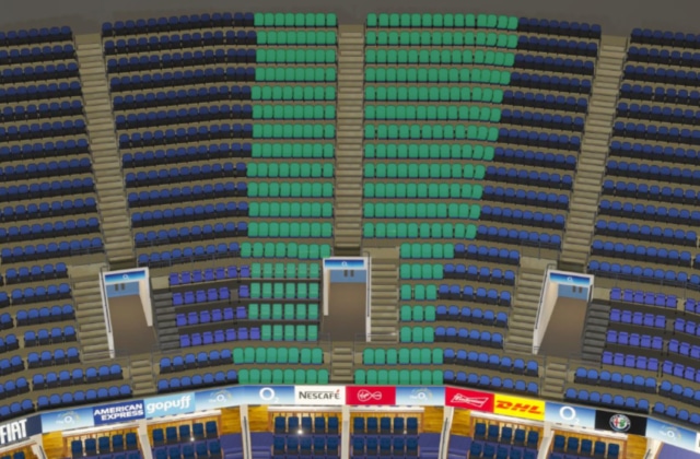 416 section at O2 Arena: detailed map and view from my seat