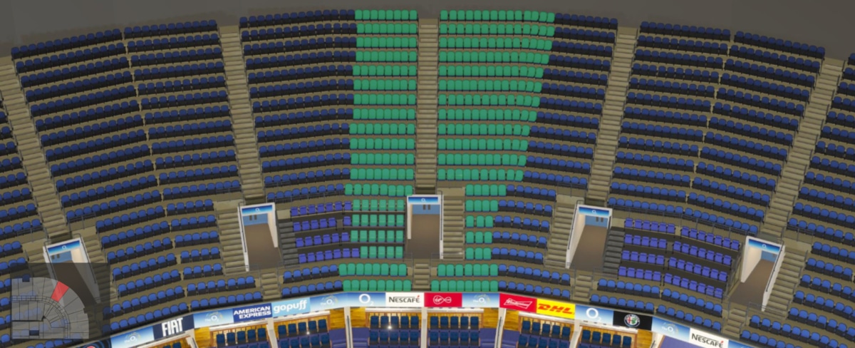 O2 arena section 416 seating plan