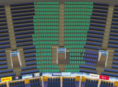 417 section at O2 Arena: detailed map and view from my seat