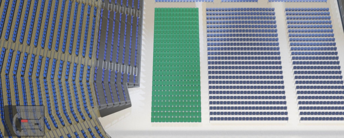 O2 arena section A3 seating plan