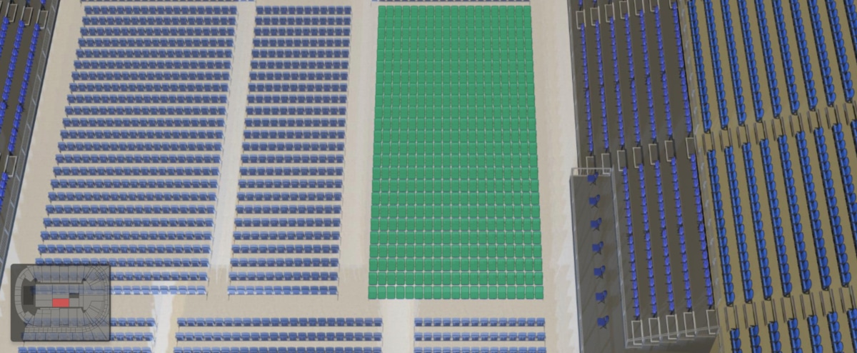 O2 arena section B1 seating plan