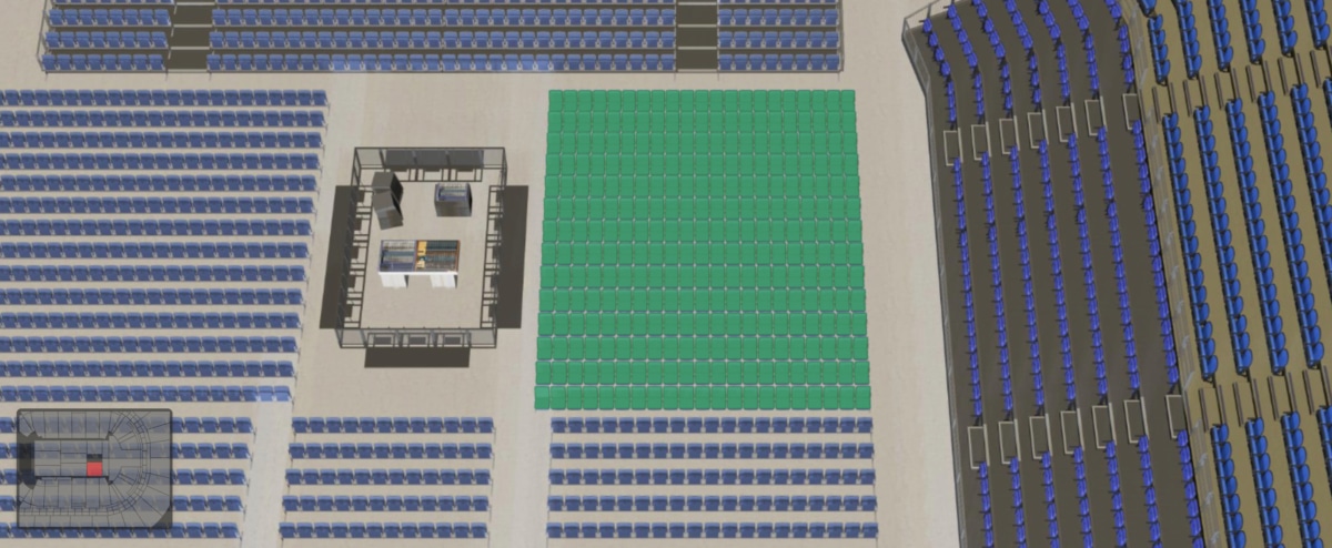 O2 arena section C1 seating plan