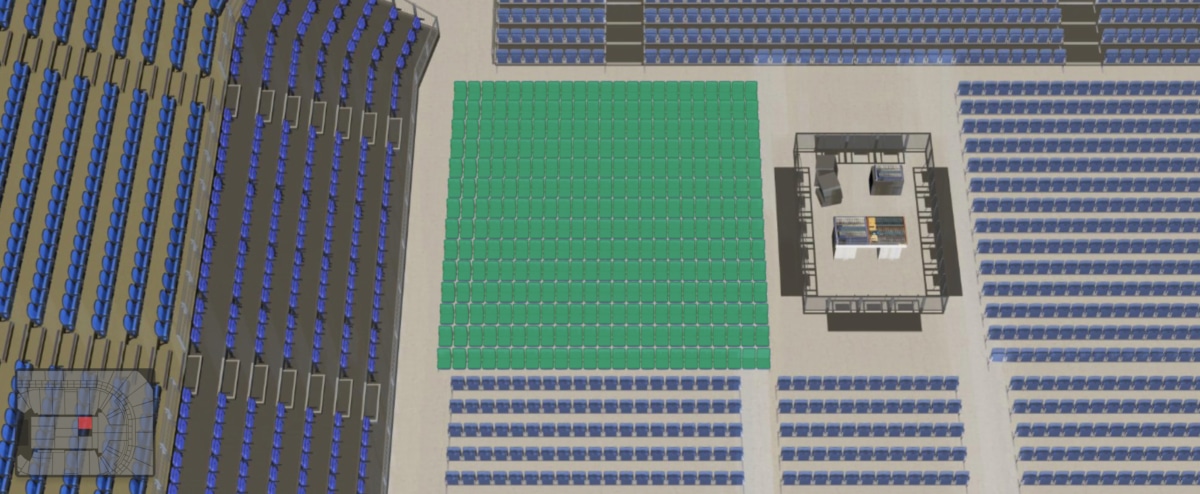 O2 arena section C3 seating plan