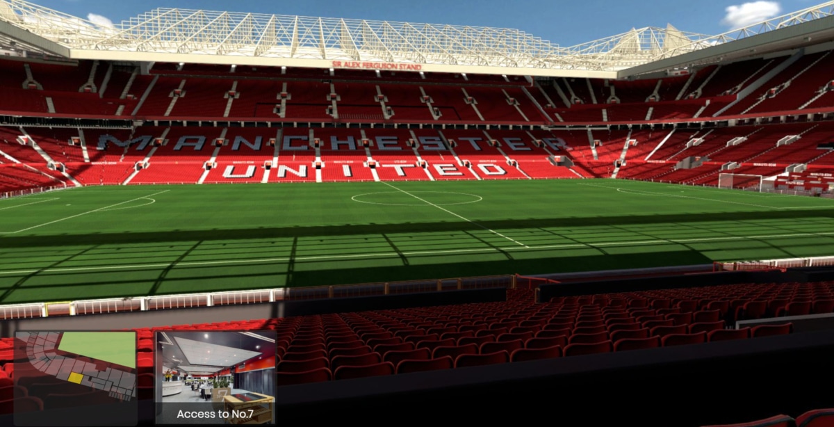 Old Trafford block S221 row С seat 160 view