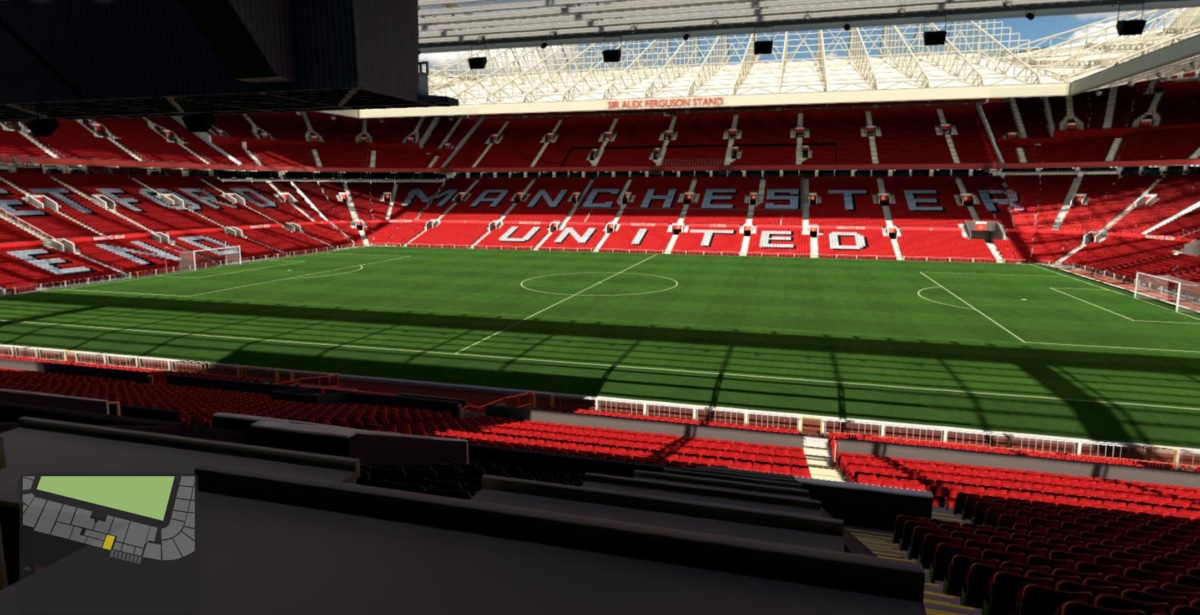 Old Trafford block S224 row Q seat 86 view