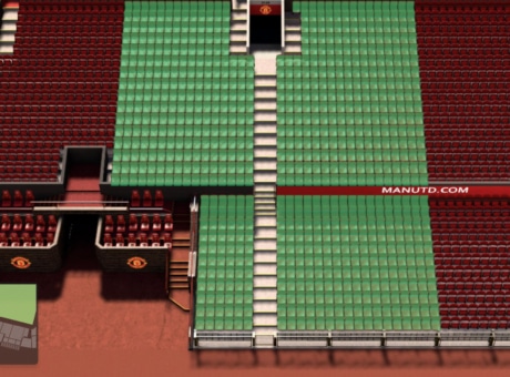 S124 section at Old Trafford stadium: detailed map and view from my seat