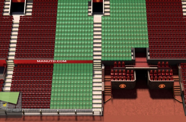 S125 section at Old Trafford stadium: detailed map and view from my seat