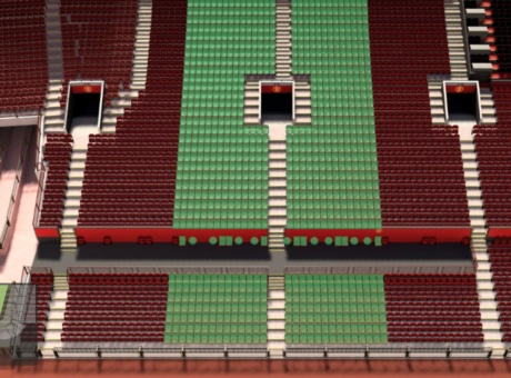 S127 section at Old Trafford stadium: detailed map and view from my seat