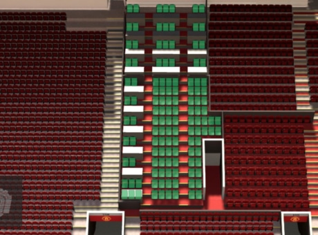 S224 section at Old Trafford stadium: detailed map and view from my seat