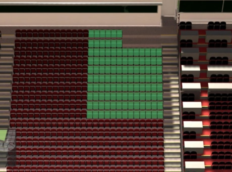 S226 section at Old Trafford stadium: detailed map and view from my seat