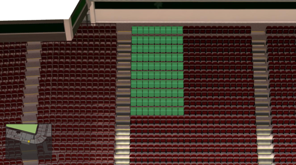 Old Trafford section S228 seating plan